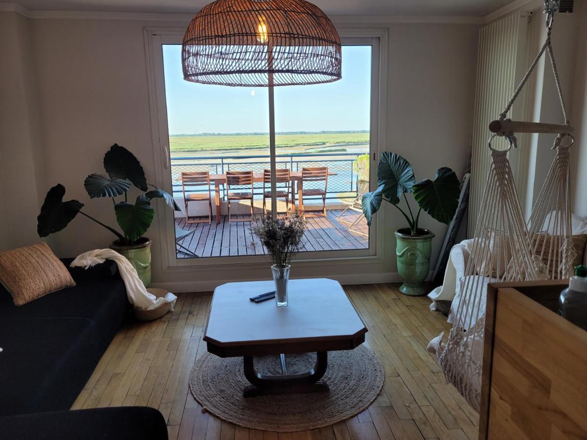 Vue Et Terrasse Panoramique Sur La Baie De Somme Apartment Saint-Valery-sur-Somme Bagian luar foto